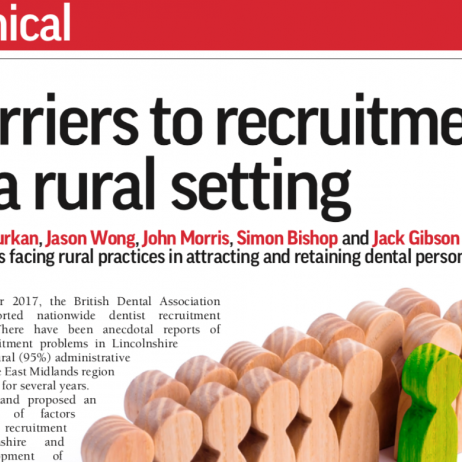 Barriers To Recruitment in a Rural Setting